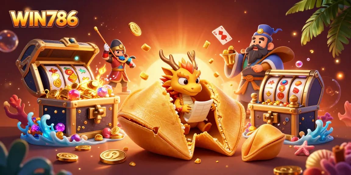 Win786 captures a thrilling casino adventure with dynamic characters and vibrant gaming elements.