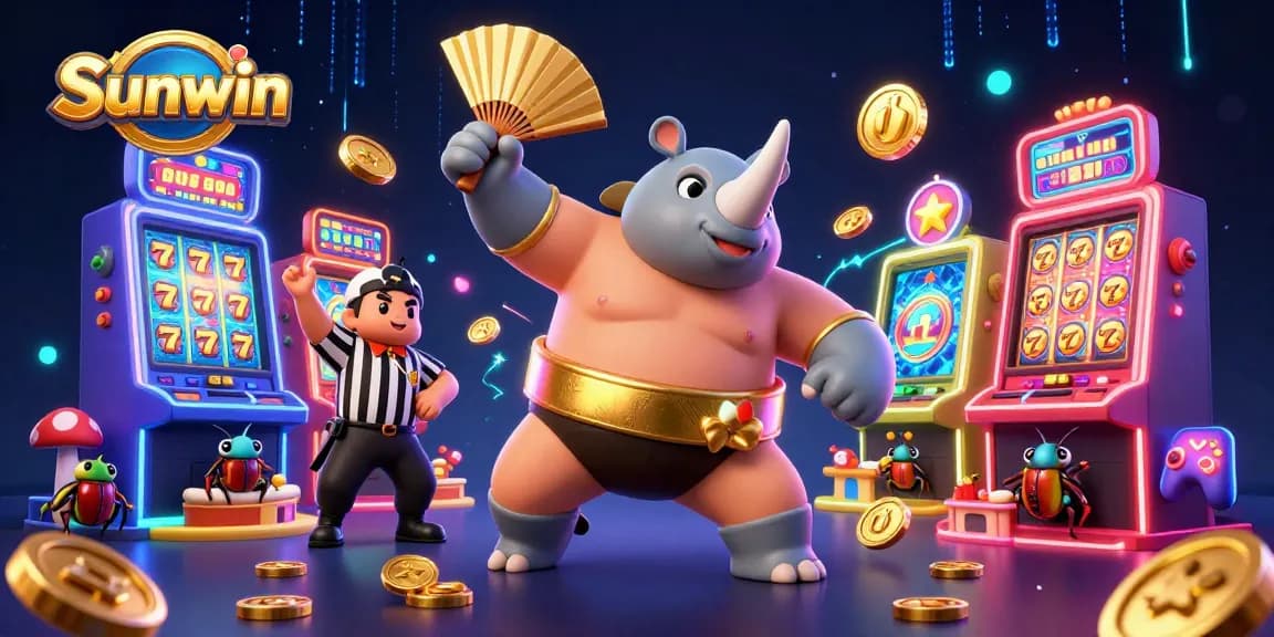 Engage in thrilling gameplay with Sunwin's vibrant slot machines and unique 3D characters.
