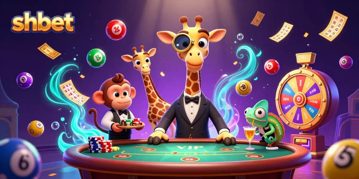 Experience thrilling gaming action at shbet with vibrant casino characters and dynamic elements.