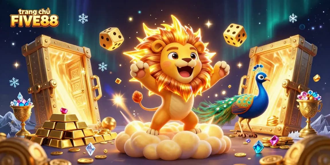 Engage with trang chủ FIVE88's exciting online casino experience through dynamic gameplay visuals and rich treasures.