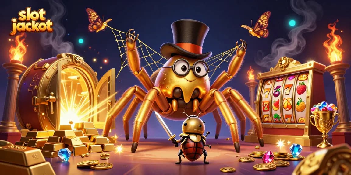 Menangkan slot jackpot besar dengan tarantula emas dan ksatria kecil di dunia kasino!