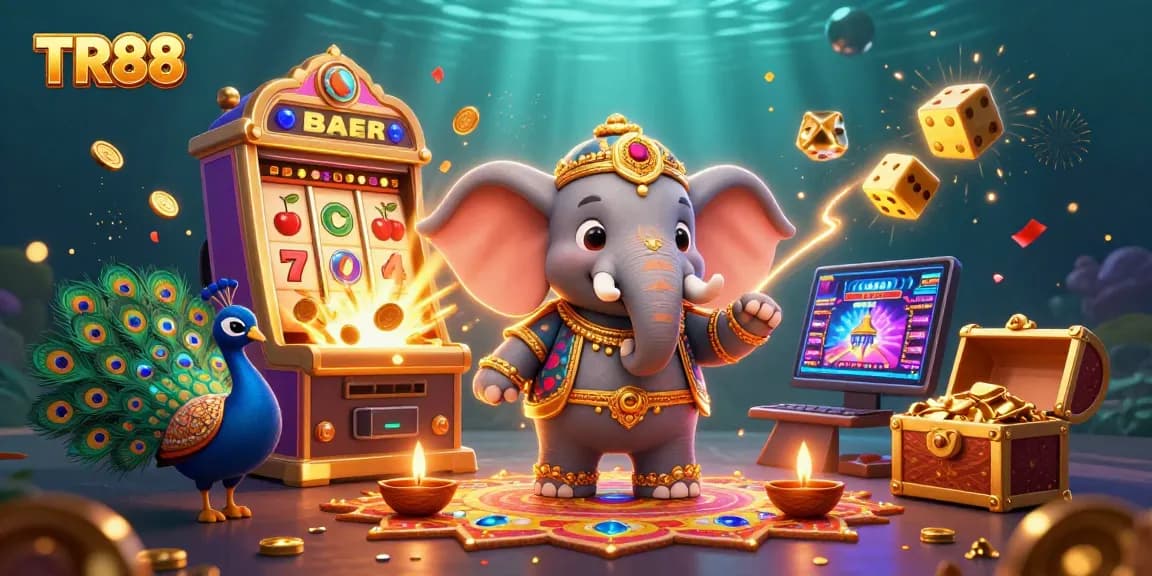 Spin the TR88 slot machine for a chance to reveal vibrant jackpots and prizes!