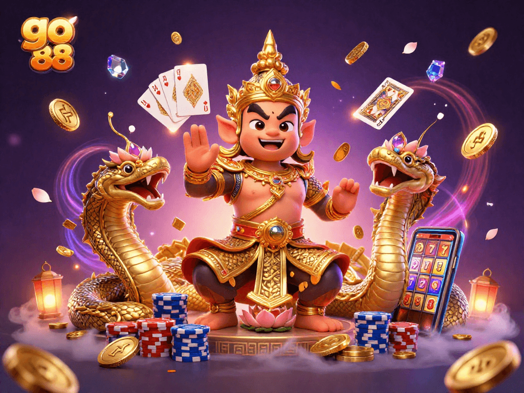 Experience exciting gameplay with go 88, featuring vibrant 3D characters and casino elements for ultimate fun.