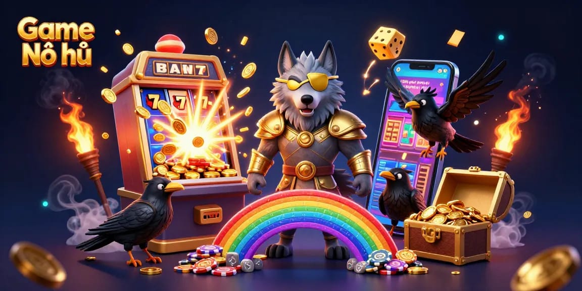 Experience thrilling jackpot wins in Game Nổ hũ with dazzling 3D elements and captivating characters.