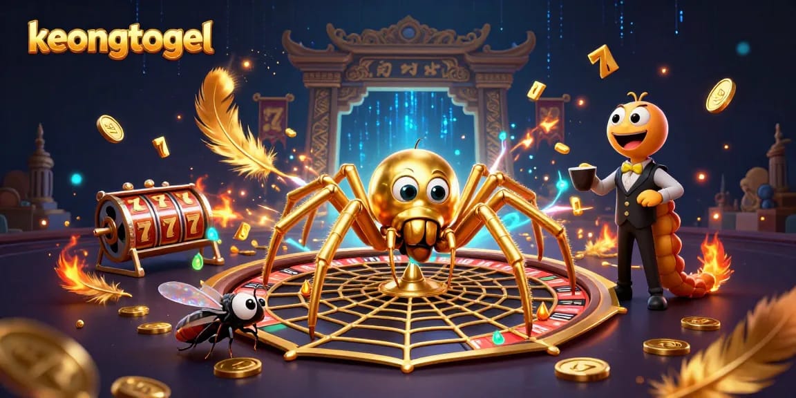 Experience thrilling gameplay at keongtogel with a dynamic roulette wheel and engaging characters.