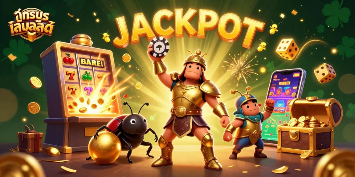 ทดลองเล่นสล็อต พร้อมกับสล็อตแจ็คพอตและสัญลักษณ์เกมสนุกสนานในภาพลักษณ์ที่สดใส