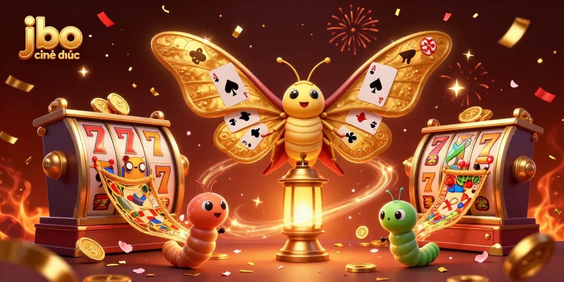 Experience thrilling gameplay at jbo chính thức with golden wings and festive elements.