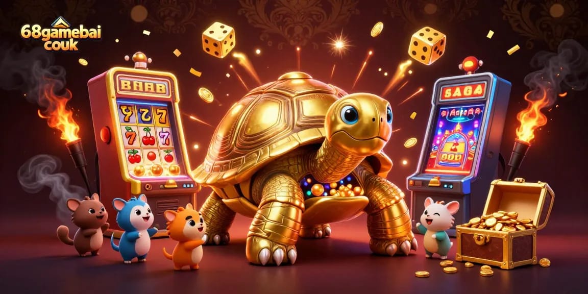 Experience the excitement of gaming at 68gamebai couk with vibrant casino elements and captivating characters.