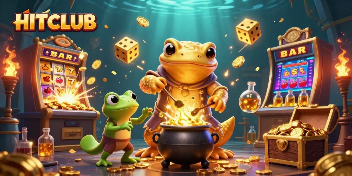 Experience thrilling gameplay at HITCLUB with gold profits and exciting surprises erupting from slot machines.