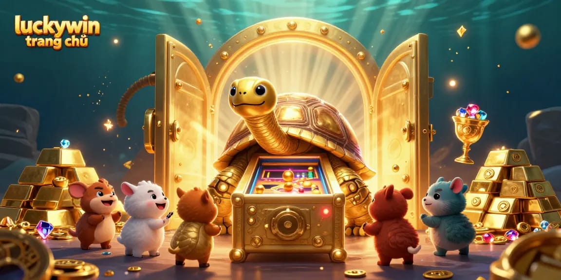 Experience thrilling games at luckywin trang chủ, featuring a vibrant casino scene.