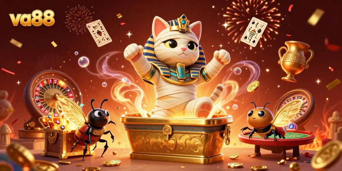 va88 enhances your gaming with a thrilling Egyptian-themed 3D casino adventure.