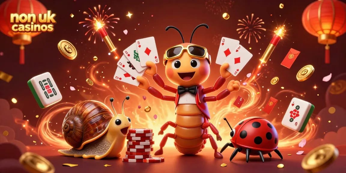 Engage in exciting games at non uk casinos with vibrant characters and rich casino elements.