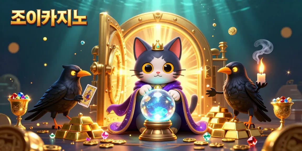 Experience exhilarating gaming action with 조이카지노, featuring magical elements and captivating scenes.