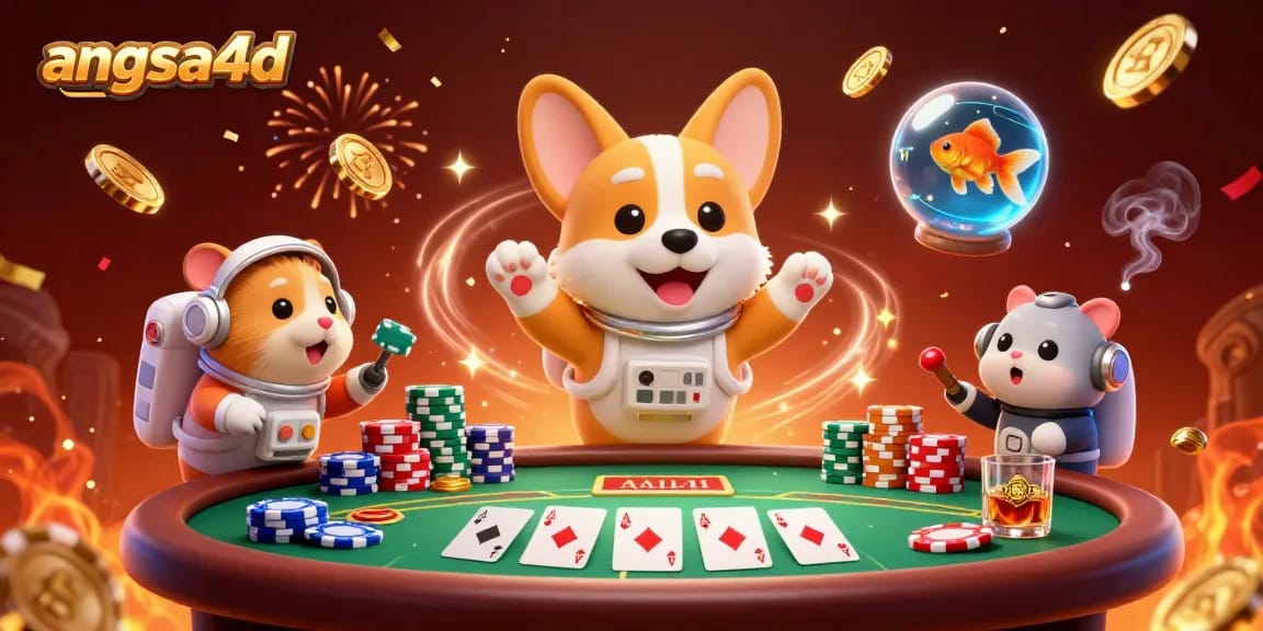 Experience thrilling gameplay at angsa4d with a vibrant space casino scene full of poker action and cosmic fun.