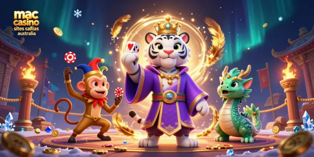 Experience thrilling gameplay with mac casino sites Australia featuring unique characters and vibrant casino elements.