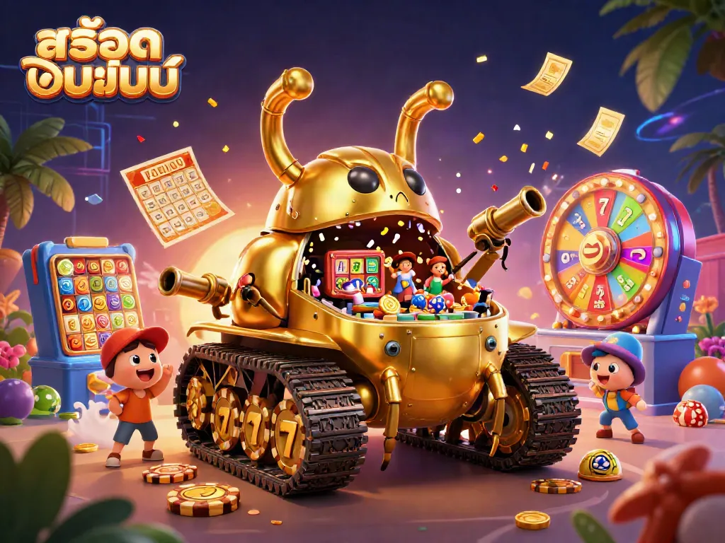 เล่นเกมสล็อตออนไลน์ในคาสิโนที่น่าตื่นเต้นในภาพ 3D