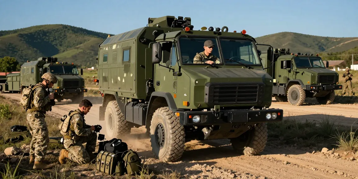 Soldier operating military vehicle in training, representing 88m lifestyle.