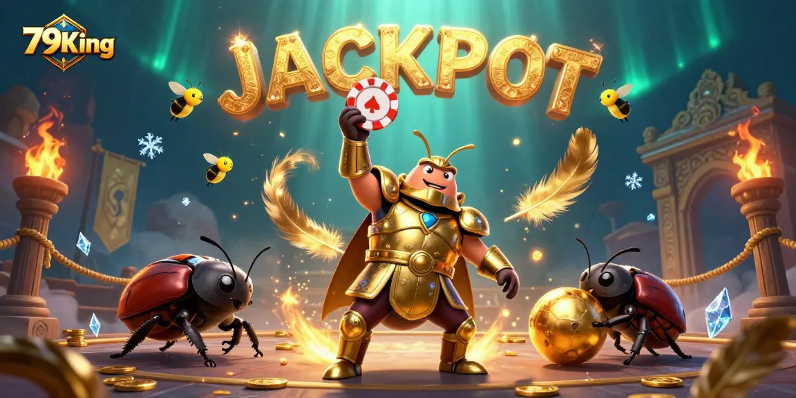 Join the action at 79King with vibrant characters celebrating a jackpot in an exciting casino setting.