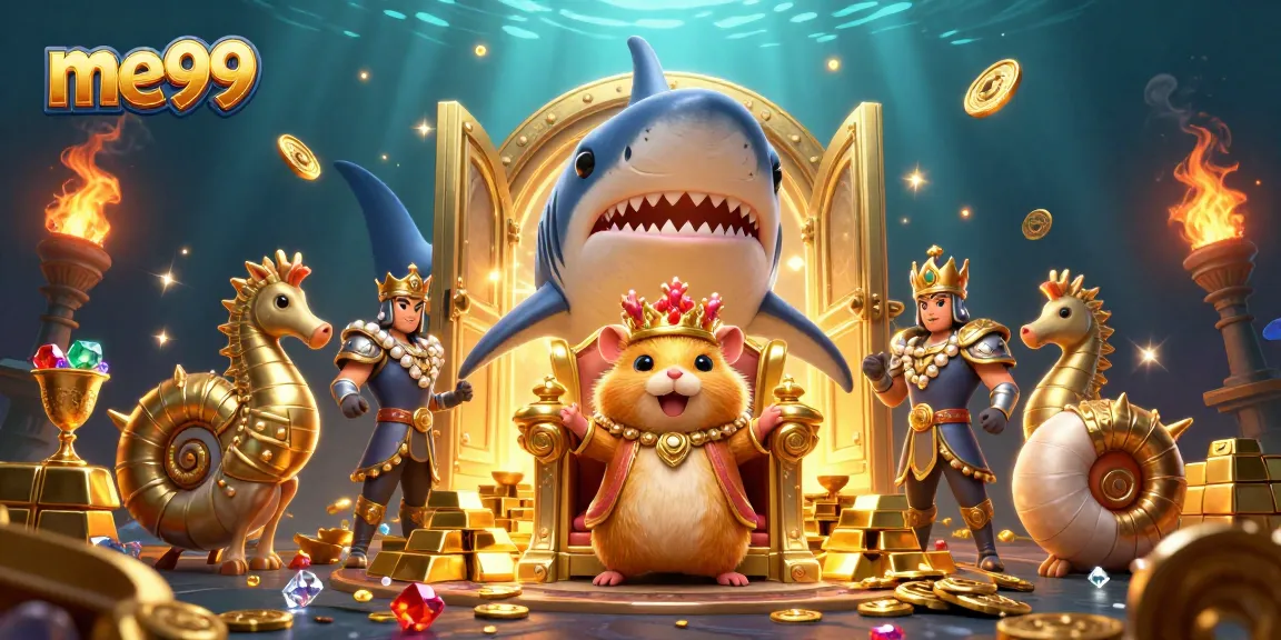 Win big at me99 with vibrant, treasure-filled underwater adventure scene representing excitement.
