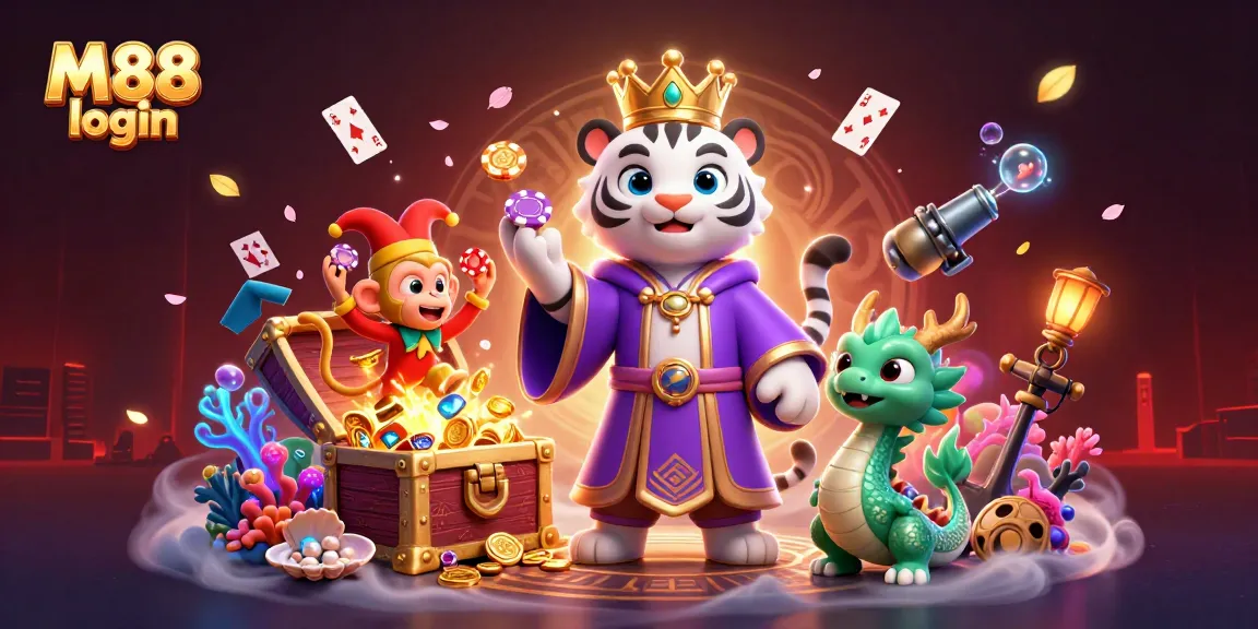 Engage with M88 login and experience thrilling gaming adventures in this vibrant casino scene.