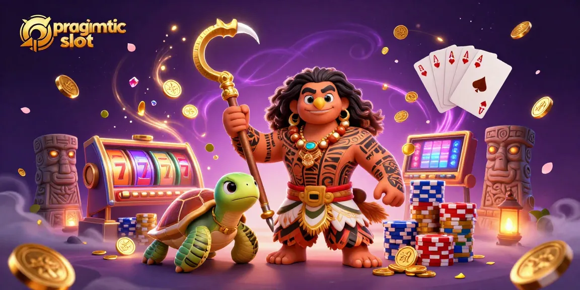 Menangi jackpot dengan pragmatic slot sambil dikelilingi koin emas dan simbol keberuntungan.