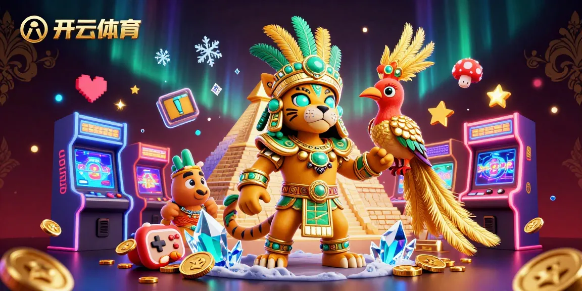 Experience a vibrant gaming scene with 开云体育 featuring dynamic characters and casino-themed elements.