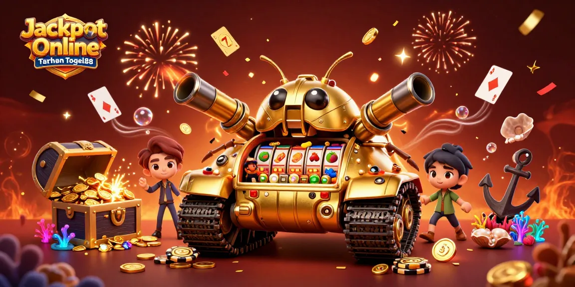 Win big at Jackpot Online Taruhan Togel88 with an exciting cash-filled casino scene.
