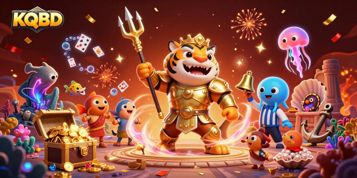 KQBD showcases a dynamic underwater casino scene with a shark gladiator, enhancing sports betting excitement.